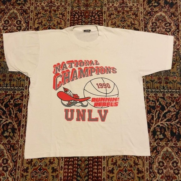 American Vintage Other - VTG 1990 University‎ of Las Vegas Nevada UNLV National Champions tshirt L USA